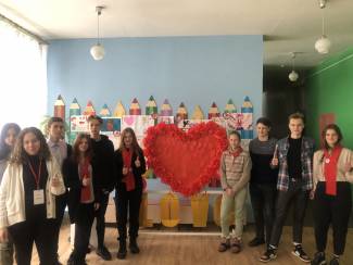 A thematic game and information sessions for Valentine&#039;s Day were conducted by volunteers of the BRCS Kind Heart