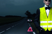 ГАИ рекомендует водителям использовать световозвращающие жилеты