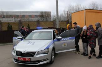 Young traffic inspectors visited the Museum of the State Automobile Inspection of Minsk Region