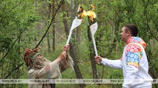 Flame of Peace welcomed at Berezinsky Biosphere