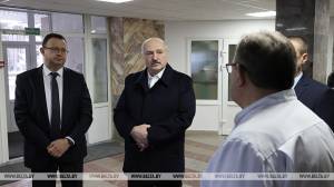 Lukashenko visiting Mogilev Oblast Hospital